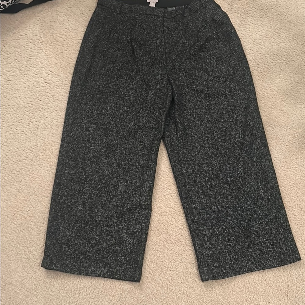 H&M Gray Wide Leg Dress Pants 18